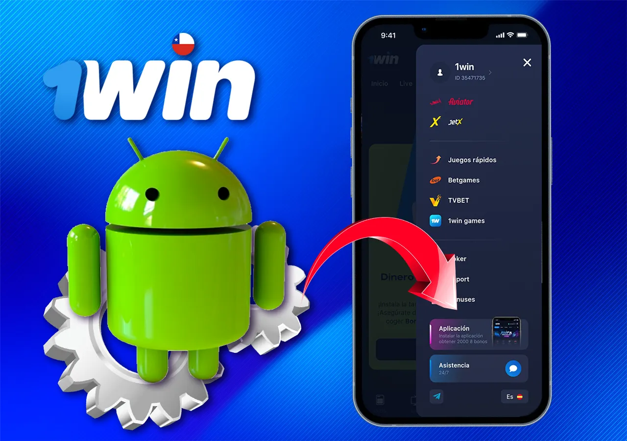 Instrucciones para instalar la aplicación en Android.
