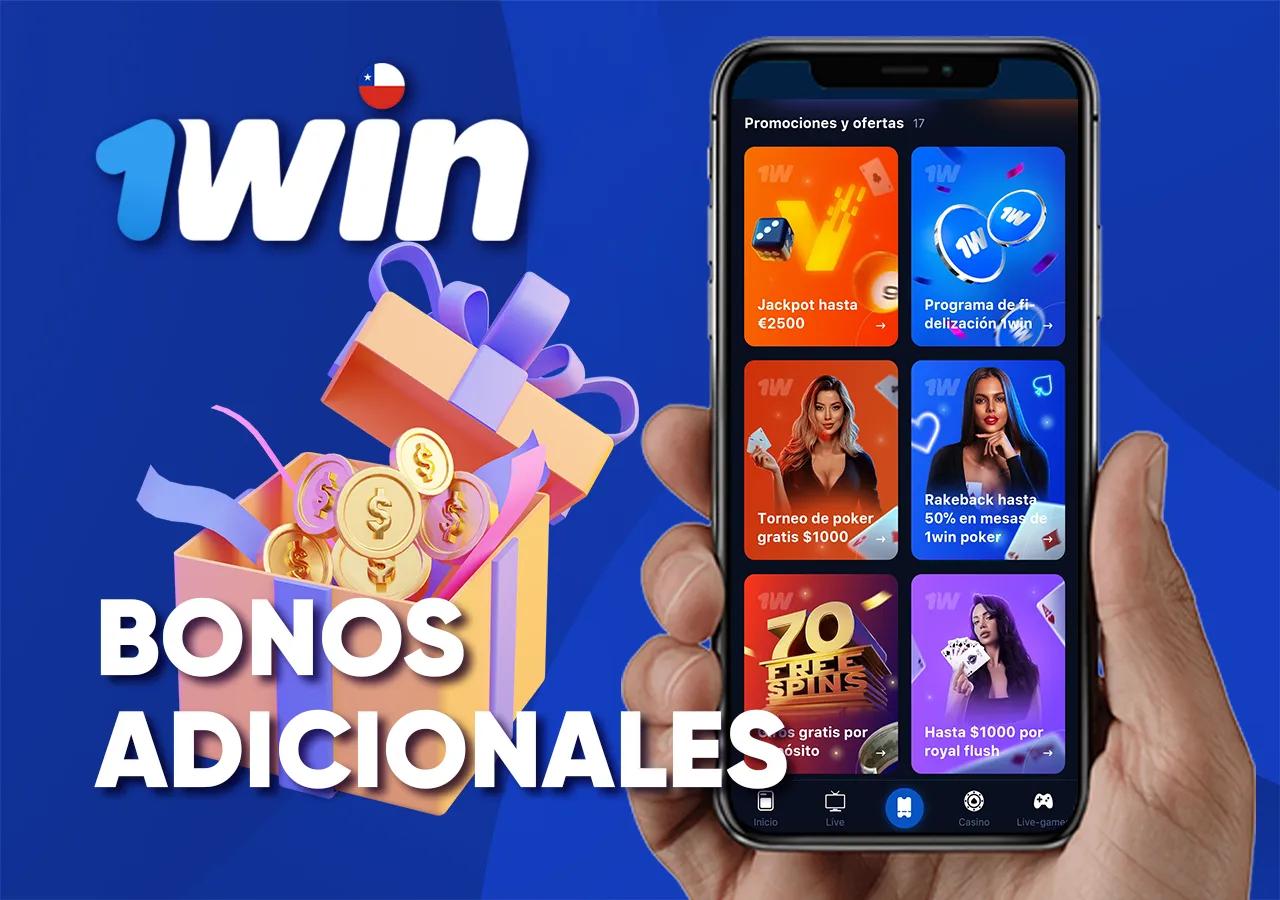 Variedad de bonificaciones para un juego más emocionante