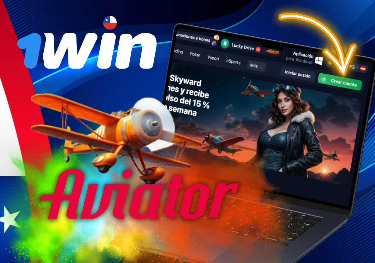 Crea una cuenta, haz un deposito y juega a Aviator.