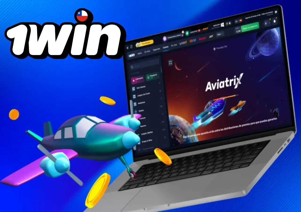 Juego crash Aviatrix con tecnología NFT y recompensas exclusivas en 1Win